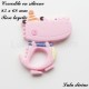 Crocodile en silicone 