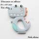 Crocodile en silicone