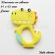 Crocodile en silicone