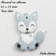 Renard en silicone