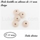 Perle en silicone lentille Ø 12 mm