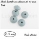 Perle en silicone lentille Ø 12 mm