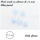 Perle en silicone ronde Ø 12 mm