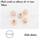 Perle en silicone ronde Ø 12 mm