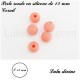 Perle en silicone ronde Ø 12 mm