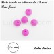 Perle en silicone ronde Ø 12 mm