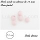 Perle en silicone ronde Ø 12 mm