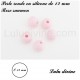 Perle en silicone ronde Ø 12 mm