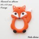 Renard en silicone