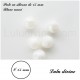 Perle en silicone ronde 15 mm 