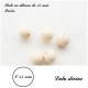 Perle en silicone ronde 15 mm 