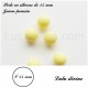 Perle en silicone ronde 15 mm 