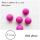 Perle en silicone ronde 15 mm 