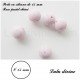 Perle en silicone ronde 15 mm 