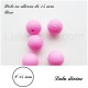 Perle en silicone ronde 15 mm 