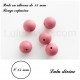 Perle en silicone ronde 15 mm 