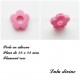 Perle en silicone Fleur