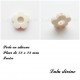 Perle en silicone Fleur