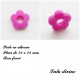 Perle en silicone Fleur