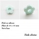 Perle en silicone Fleur