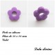 Perle en silicone Fleur