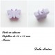 Perle en silicone Papillon