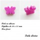 Perle en silicone Papillon