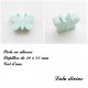 Perle en silicone Papillon