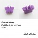 Perle en silicone Papillon