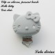 Clip silicone boucle Hello kitty