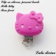 Clip silicone boucle Hello kitty