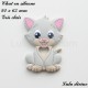 Chat en silicone 