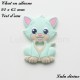 Chat en silicone 