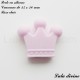 Perle en silicone Couronne 