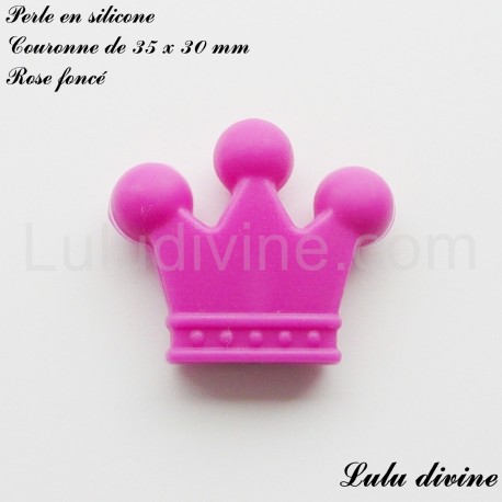 Perle en silicone Couronne 