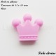 Perle en silicone Couronne 