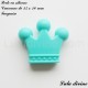 Perle en silicone Couronne 