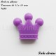 Perle en silicone Couronne 