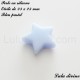 Perle en silicone moyenne Etoile