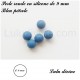 Perle en silicone ronde Ø 9 mm