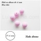 Perle en silicone ronde 15 mm 