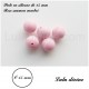 Perle en silicone ronde 15 mm 