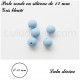 Perle en silicone ronde Ø 12 mm