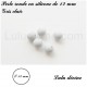 Perle en silicone ronde Ø 12 mm