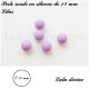 Perle en silicone ronde Ø 12 mm