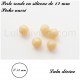 Perle en silicone ronde Ø 12 mm