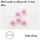 Perle en silicone ronde Ø 12 mm