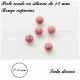 Perle en silicone ronde Ø 12 mm