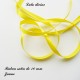 Ruban satin 10 mm Jaune (22m)