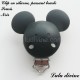 Clip silicone boucle Souris